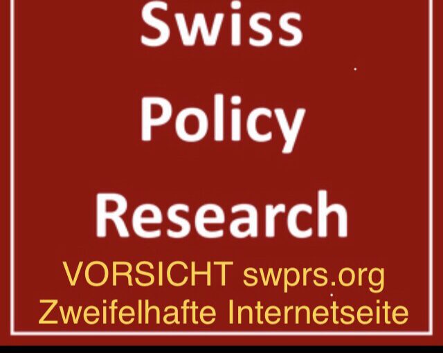 GUV Swiss policy Research – Vorsicht – angeblich in der Schweiz, tatsächlich aber in Deutschland wohl geschrieben, um gegen die Demokratie zu hetzen