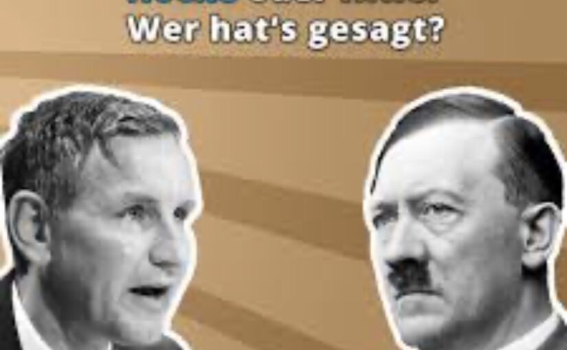 Adolf Hitler, Björn Höcke, Mein Kampf und die Parallelen
