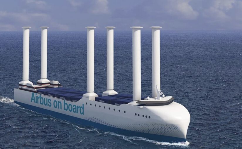 Airbus startet neue kohlenstoffarme Ozeanflotte mit Flettner-Rotoren