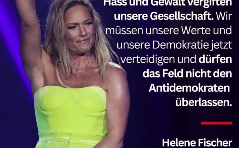 #NieWiederIstJetzt Helene Fischer