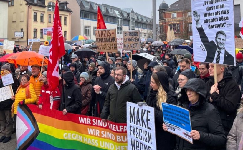 #Sonneberg in #Thüringen – Demonstration gegen Rechts