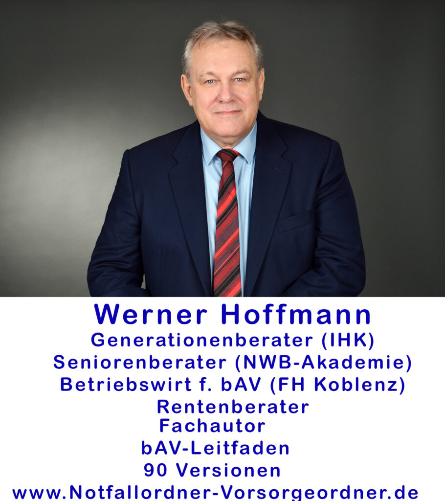 Generationenberater Werner Hoffmann