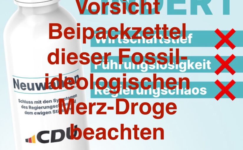 Vorsicht vor tFI – „toxischen Fossil-Ideologischen“ Getränken