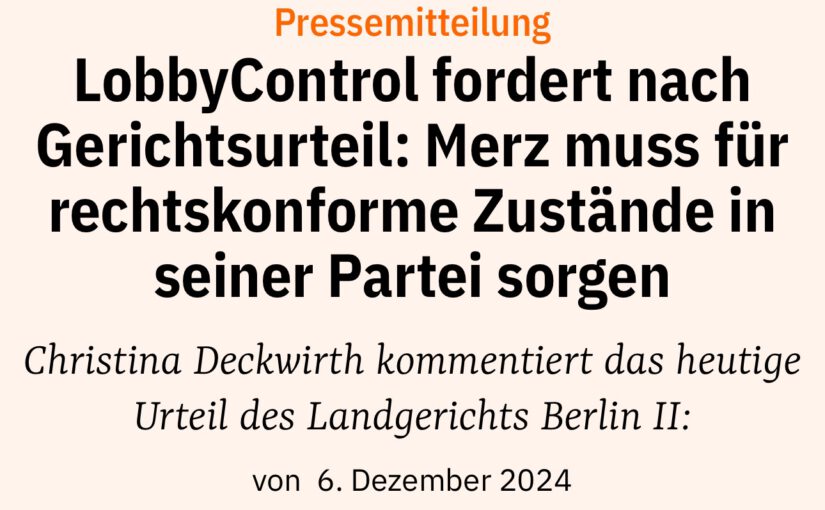 Geheime Geldflüsse: Wie der Wirtschaftsrat der CDU das Parteispendengesetz wohl aushebelt und Lobbyinteressen durchsetzt