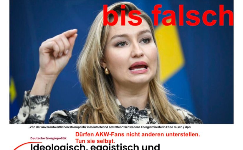 Desinformation entlarvt: Wie Schwedens Atom-Lobby die Wahrheit über Deutschlands AKW-Ausstieg verdreht!