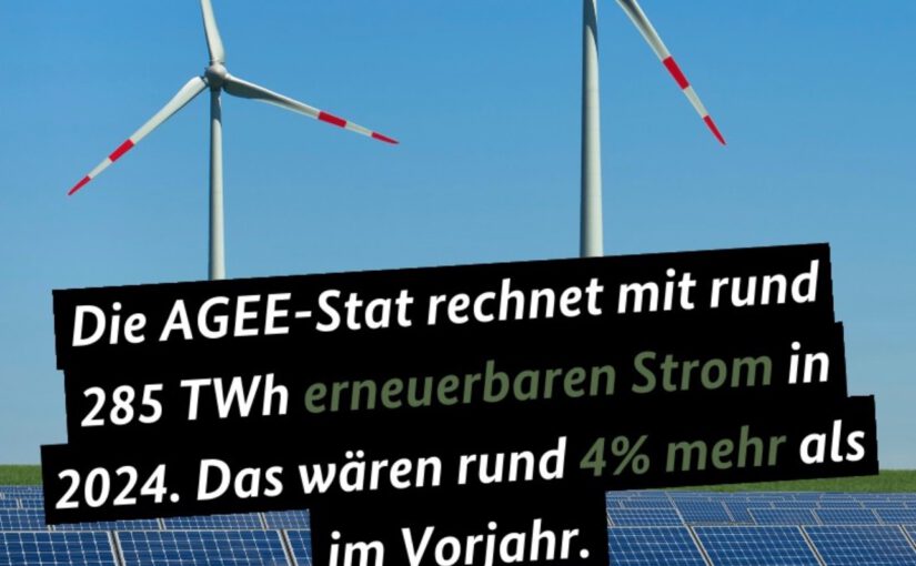Rekordjahr für die Energiewende: Über 54% unseres Stroms 2024 aus Erneuerbaren – Photovoltaik boomt mit +16%!