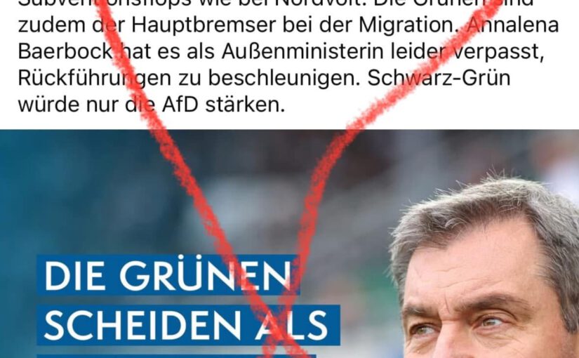 Selbstdarsteller, Hetzer, Meinungsakrobaten: Wie Söder & Co. (Insbesondere auch Alice Weidel von der AfD) Deutschland in die Sackgasse führen