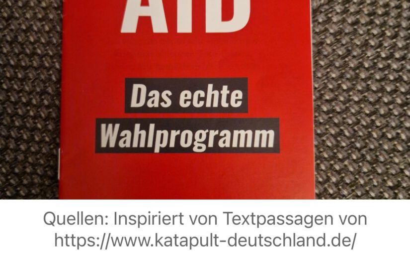 Das „echte“ Wahlprogramm der AfD: Eine düstere Zukunft in den Worten ihrer Protagonisten