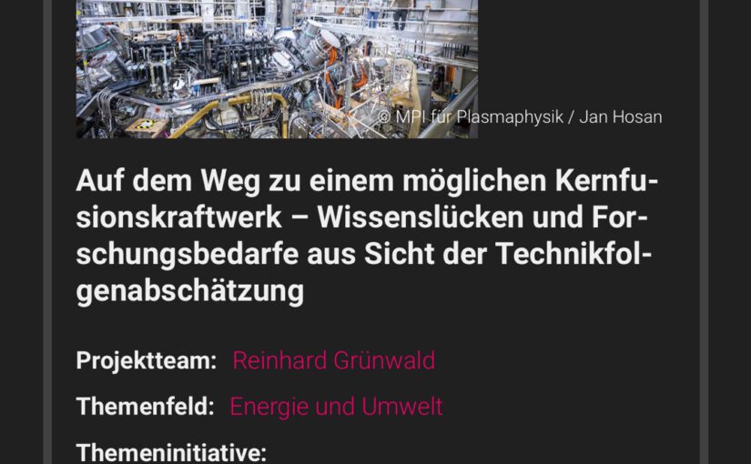 Milliardengrab statt Energie-Wunder: Warum der CDU/CSU-Traum vom Fusionskraftwerk zum Fiasko wohl wird!