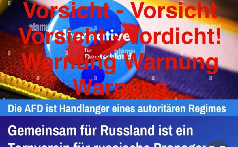 Vorsicht vor „Verein Gemeinsam für Russland“