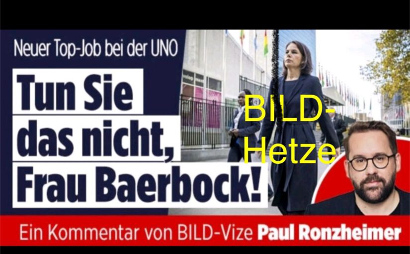 BILD-HETZE GEGEN GRÜNE!