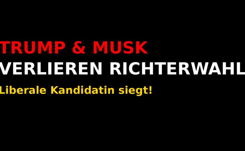 RICHTERWAHL-EKLAT IN DEN USA!