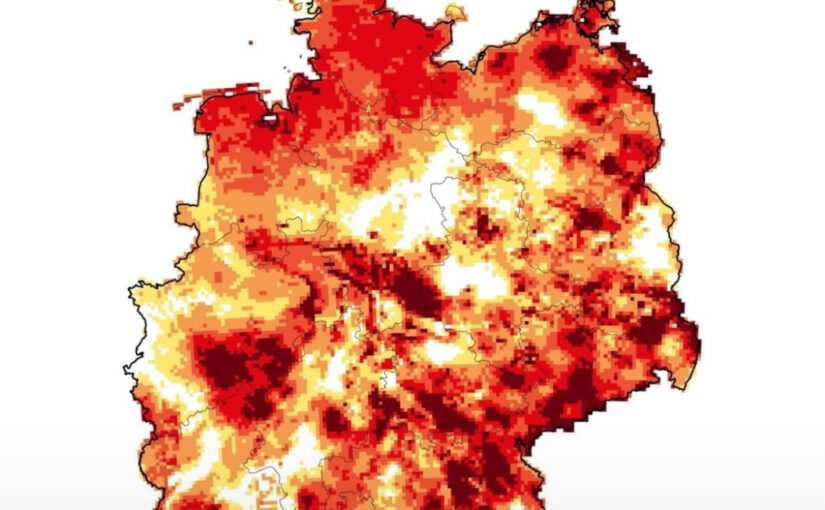 Deutschland trocknet aus und damit bald auch unsere Wirtschaft ?