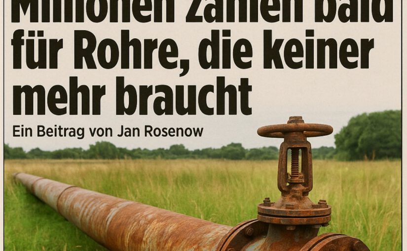 Gasnetz-Desaster! Millionen zahlen bald für Rohre, die keiner mehr braucht!