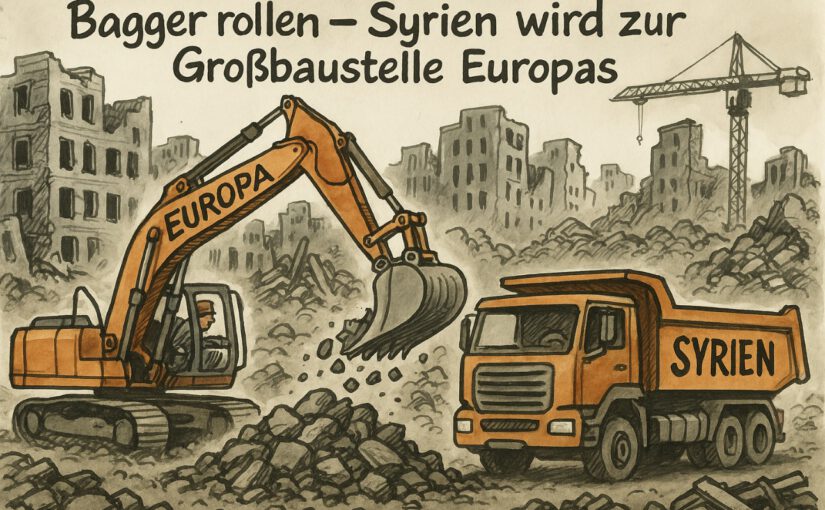 TRUMP MACHT DEN WEG FREI – JETZT STÜRMEN UNSERE BAU-GIGANTEN NACH SYRIEN!