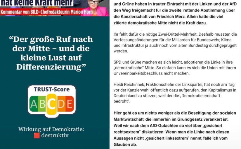 BILD-CHEFIN HORN SCHÜRT HYSTERIE!