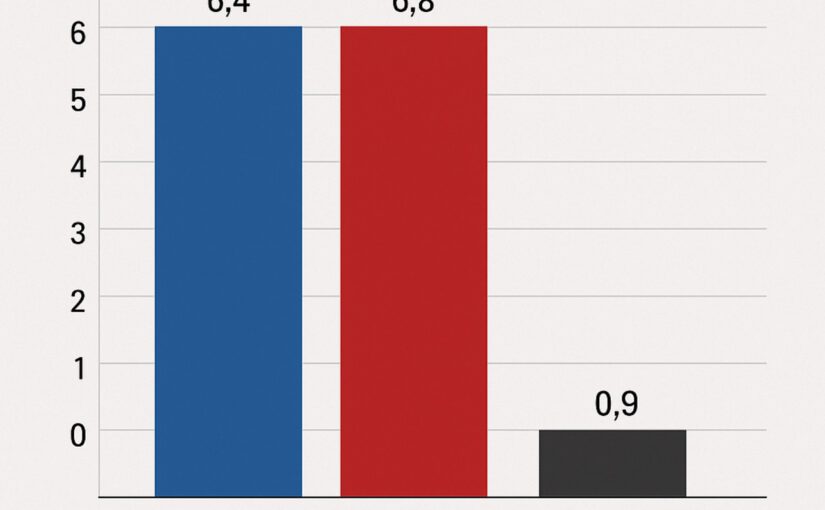 USA: 6,4 – Russland: 6,8 – Deutschland: 0,9 – Deutschland hinten. Zum Glück!