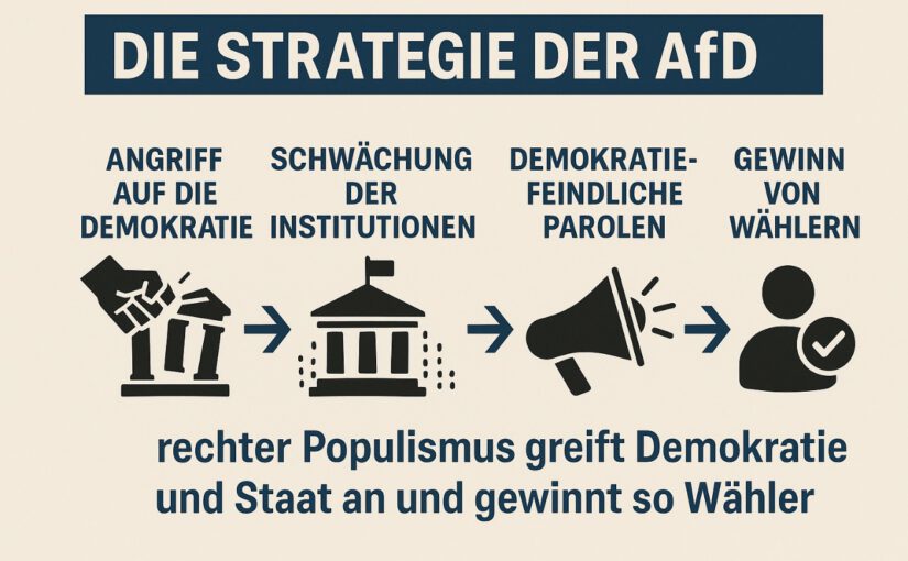 So zerschlägt die AfD unsere Demokratie – Schritt für Schritt zum autoritären Staat!