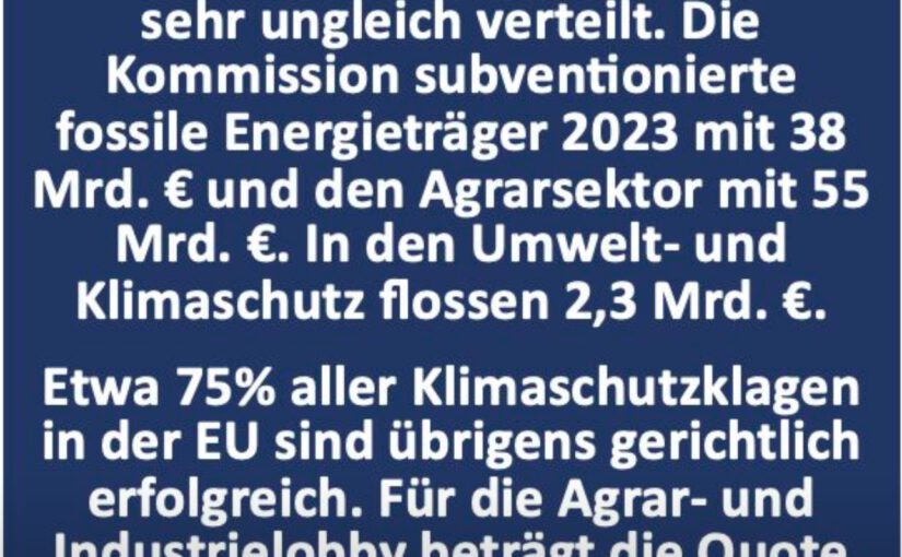 Verteilung von Geldern an NGO‘s und Lobbyorganisationen durch die EU sehr ungleich!