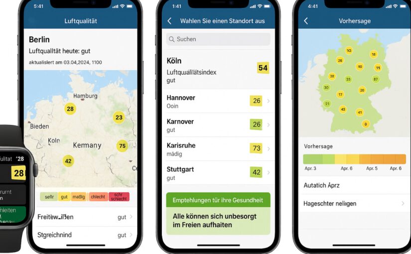 „Luftqualität“-App des Umweltbundesamtes: Wie sauber ist deine Luft!