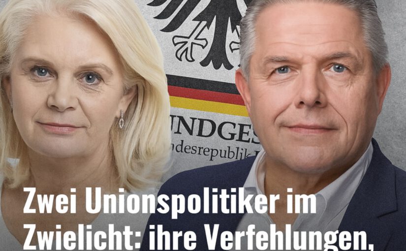 Zwei Unionspolitiker im Zwielicht: Diffamierung, Affären und rechtspopulistische Nähe