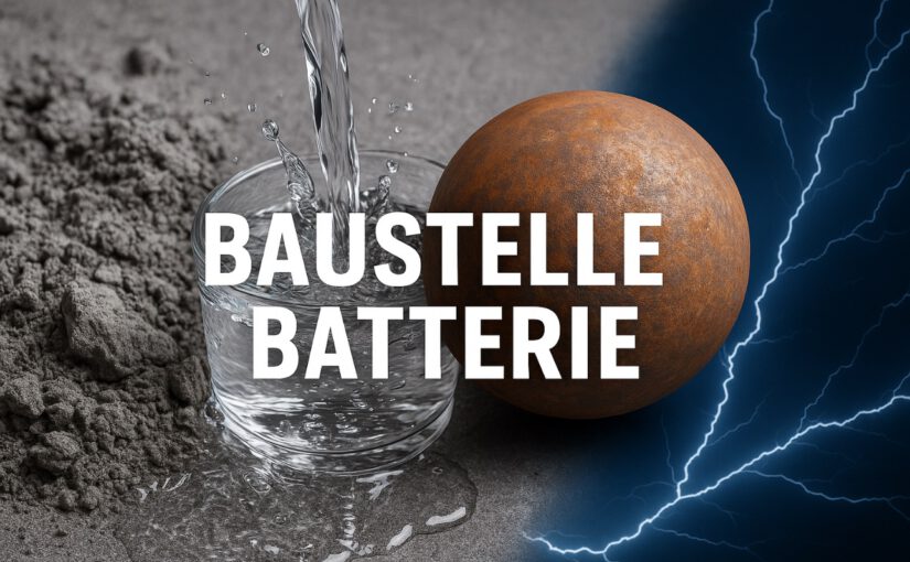 Baustelle Batterie: Wie Asche, Wasser und Eisen die Lithium-Revolution ablösen könnten!