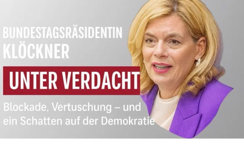 Frau Bundestagspräsidentin Julia Klöckner: Geben Sie Ihr Amt auf!