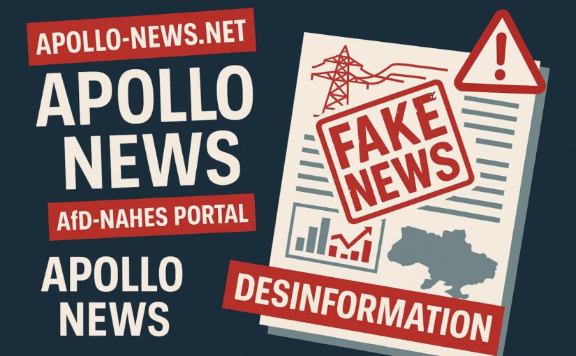 Apollo NEWS - Das AfD-nahe Medium FAKE NEWS und Desinformation.