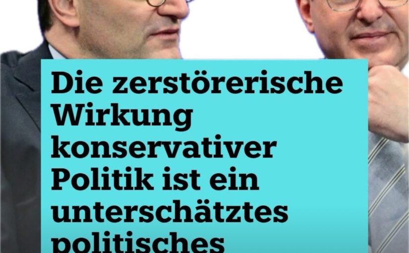 Konservative Politik mit Rechtsdrall Jens Spahn und Alexander Dobrindt.