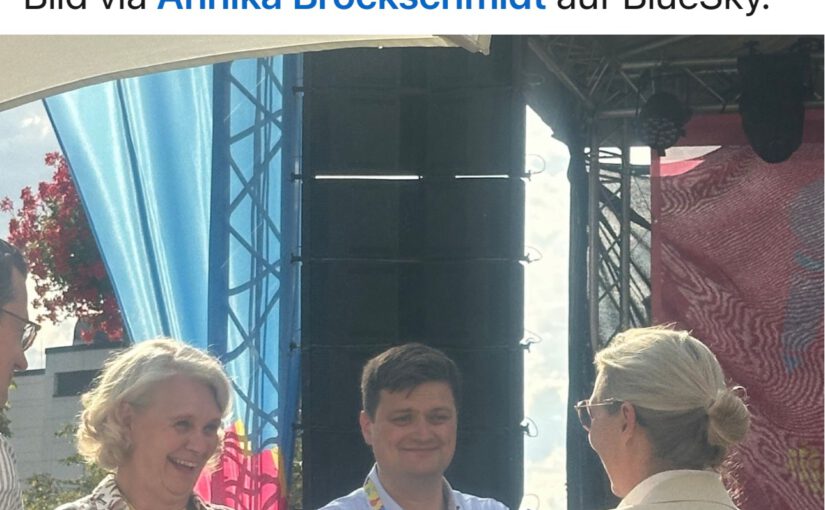 Saskia Ludwig, Peter Thiel, Alice Weidel bei Orbáns Propaganda-Fest