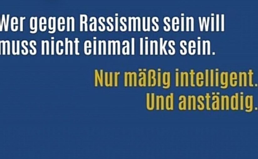 Rassismus ist keine Meinung – sondern ein Angriff auf Menschlichkeit und Verstand!