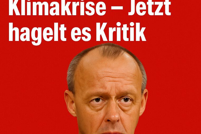 Friedrich Merz verharmlost Klimakrise – Jetzt hagelt es Kritik