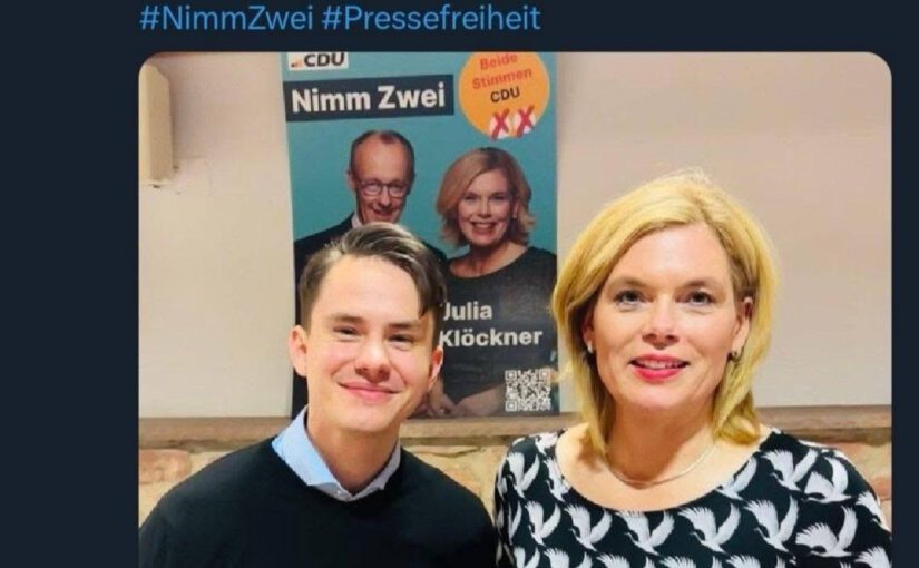SELFIE MIT DER EXTREMEN RECHTEN – KLÖCKNER LIEFERT BILDER FÜR COMPACT!