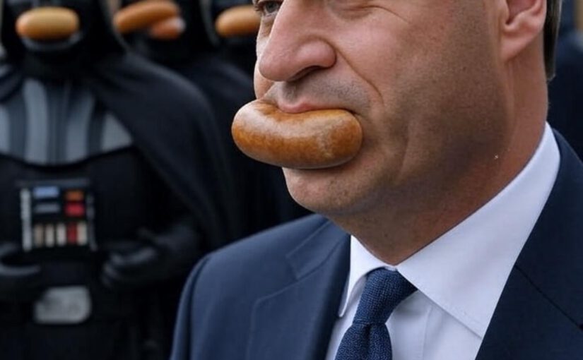 Ganz Frankreich lacht über den in Deutschland – Bayern ansässigen Politiker Markus Söder