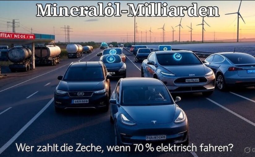 Mineralöl-Milliarden: Wer zahlt die Zeche, wenn 70 % elektrisch fahren?