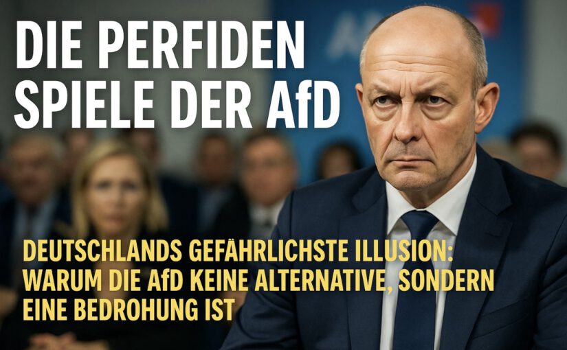 Die perfiden Spiele der AfD – Teil 22 – Deutschlands gefährlichste Illusion: Warum die AfD keine Alternative, sondern eine Bedrohung ist