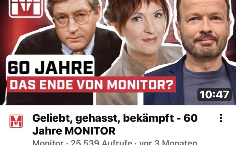 60 Jahre ARD Monitor – Eine Sendung der Demokratie