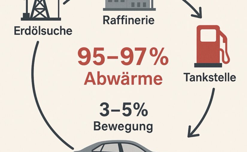 Der größte Effizienz-Betrug der Autoindustrie – warum der Verbrenner ein Auslaufmodell ist