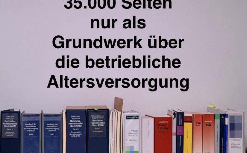 Die deutsche Altersvorsorge – warum sie so kompliziert ist und warum eine ganze Armada an Spezialisten nötig wurde