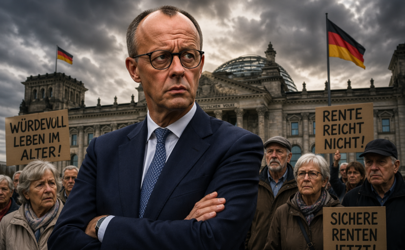 Renten-Streit eskaliert: Will Friedrich Merz die gesetzliche Rente zur Mini-Versorgung machen?