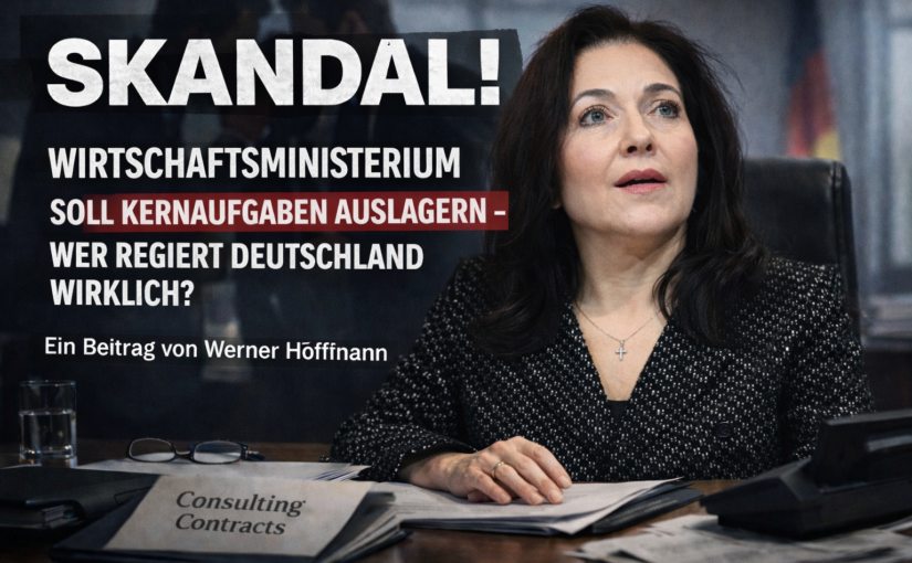 Skandal! Wirtschaftsministerium soll Kernaufgaben auslagern – wer regiert Deutschland wirklich?