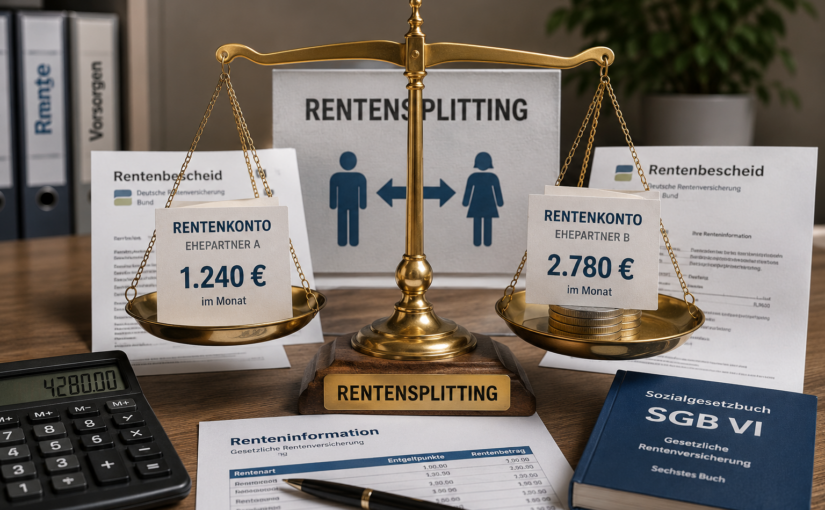 Rentensplitting statt Witwenrente? Warum diese Entscheidung gut überlegt sein muss!