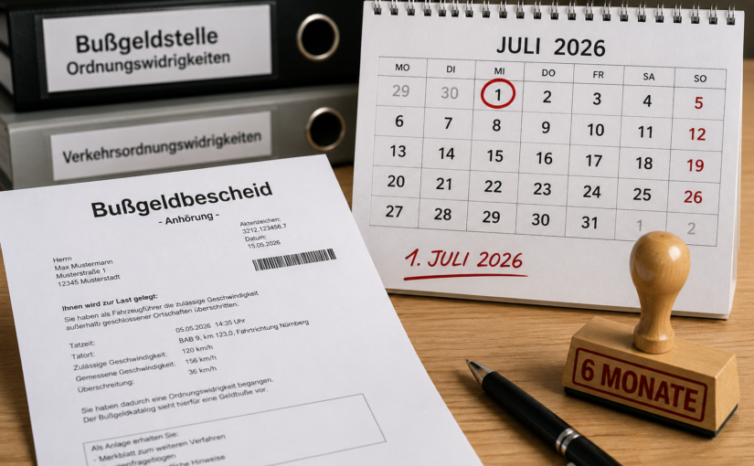 Bußgeld-Schock für Autofahrer: Ab Juli 2026 haben Behörden doppelt so lange Zeit!