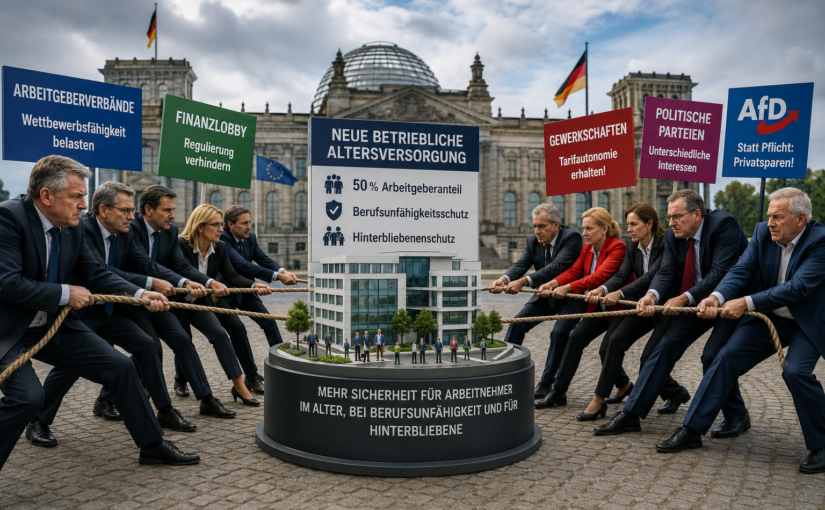 Neue betriebliche Altersversorgung: Wer könnte sich gegen eine Reform stellen?