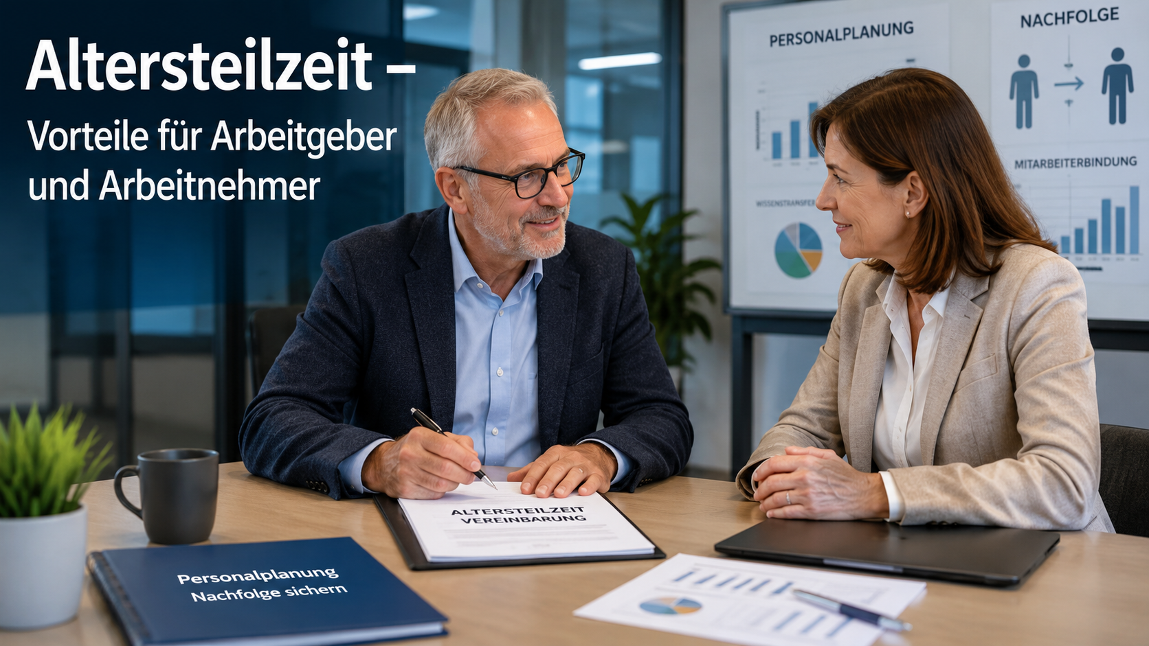 Altersteilzeit: Warum Arbeitgeber davon profitieren können