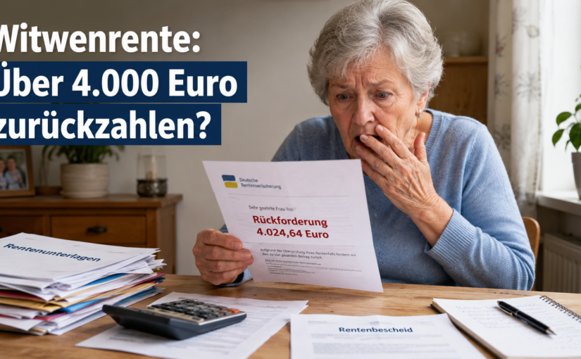 Witwenrente: Rentenversicherung fordert über 4.000 Euro zurück – und scheitert vor Gericht