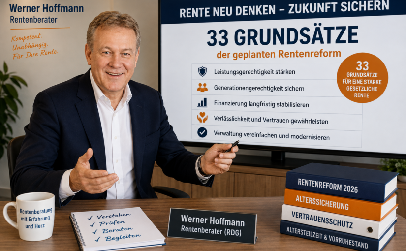 Rentenreform: Vertrauensschutz – warum lange Übergangsfristen notwendig sind