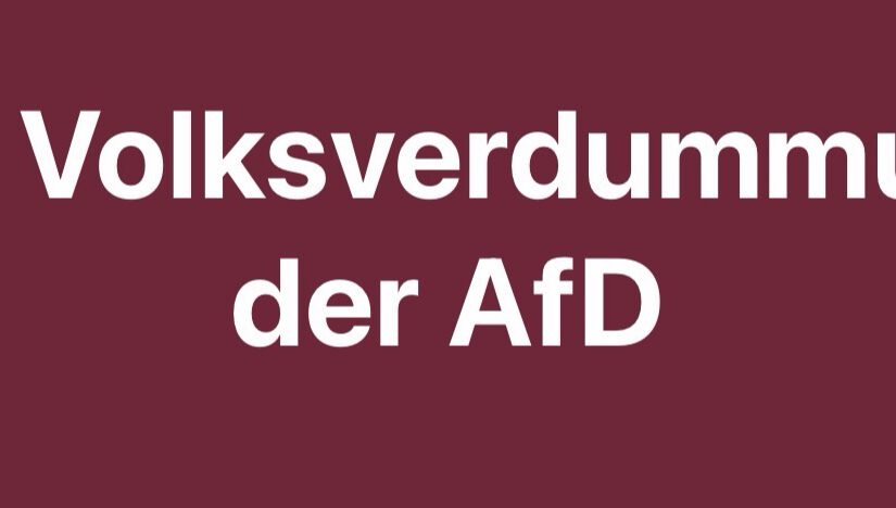 Das Volksverdummungsprogramm der AfD