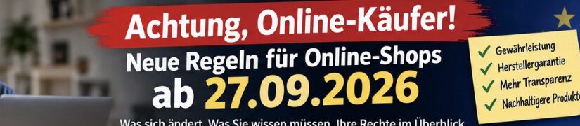 Neue EU-Regeln ab 27. September 2026: Dieses Label müssen Online-Shops künftig zeigen!