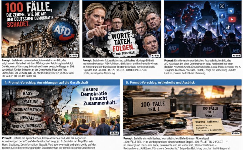 1000 dokumentierte Fälle rund um die AfD – Teil 1: Die ersten 100 Fälle